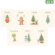 Lade das Bild in den Galerie-Viewer, Greet&Grow / 8.0 Kollektion / XMAS / 7 Motive / 42stk.
