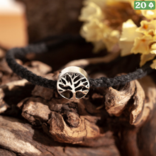 Lade das Bild in den Galerie-Viewer, 20 Bäume Armband - Silber Schwarz
